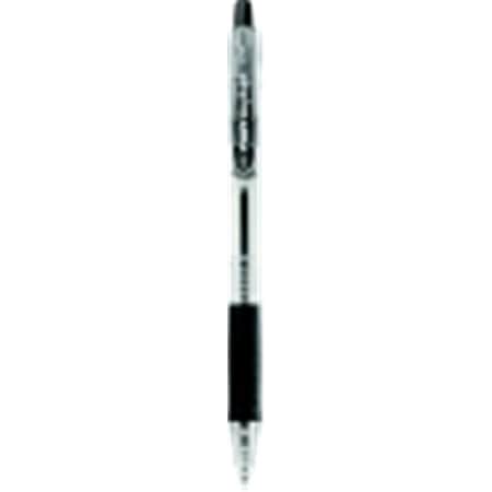 Coolcrafts 0.7 mm. Fine Tip Easy Touch Retractable Ballpoint Pen - Black, 12PK CO6503